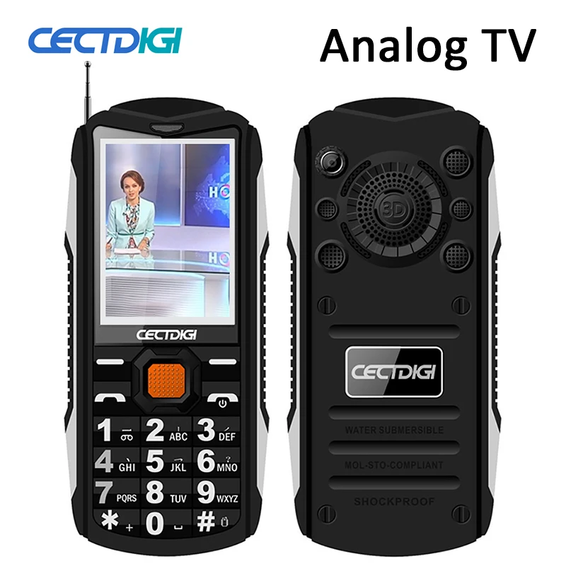 Телефон для пожилых людей большой волшебный голос русская кнопка двойной