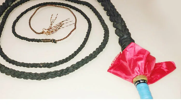 Outdoor Kung Fu Fitness Whip Hand Weaving Soft Whip Wushu Self Defense Whip