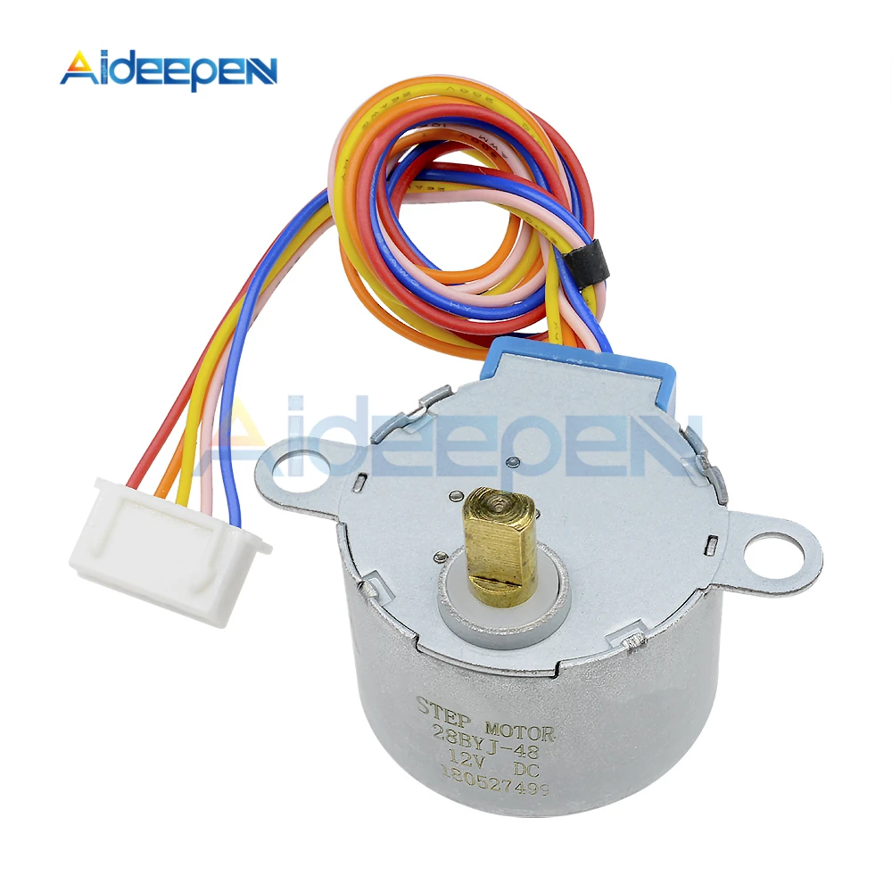 28BYJ-48 DC 12V понижающий шаг шестерни шаговый двигатель 4 фазы 28byj 28byj48 28byj-48-12V Diy Kit для Arduino