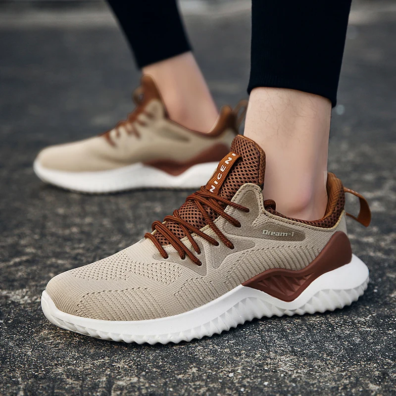 

MIUBU Hot Sale Fashion Men's Shoes Breathable Comfortable Youth Ankles Boots For Male Casual Shoes Men Wear-resisting Sneakers