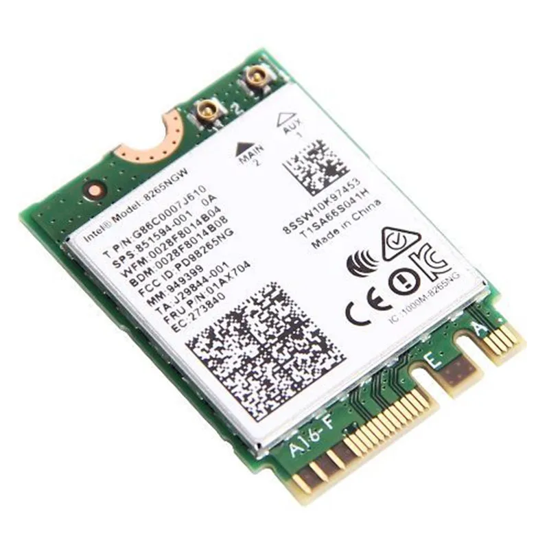 Для Intel Dual band Wireless AC 8265 8265NGW Bluetooth 4 2 867 Мбит/с M2 беспроводная сетевая карта лучше чем
