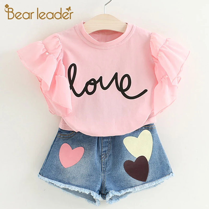 Bear Leader/комплекты для девочек коллекция 2019 года новая одежда детей комплекты с