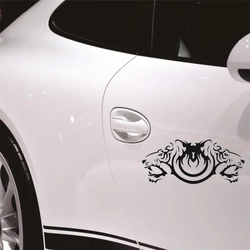 Tiger aluminio patron Totem auto Adhesivos emblema aguila tigre leon motocicleta del coche de 4 | Дом и сад