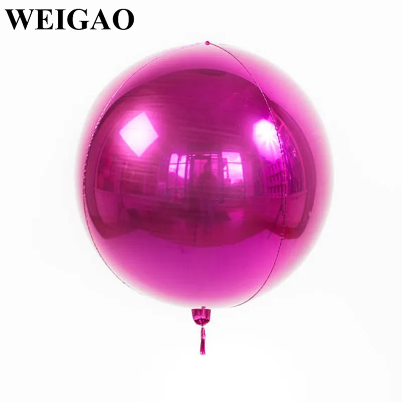 Воздушные шары из алюминиевой фольги WEIGAO 4D надувные воздушные с гелием свадебные