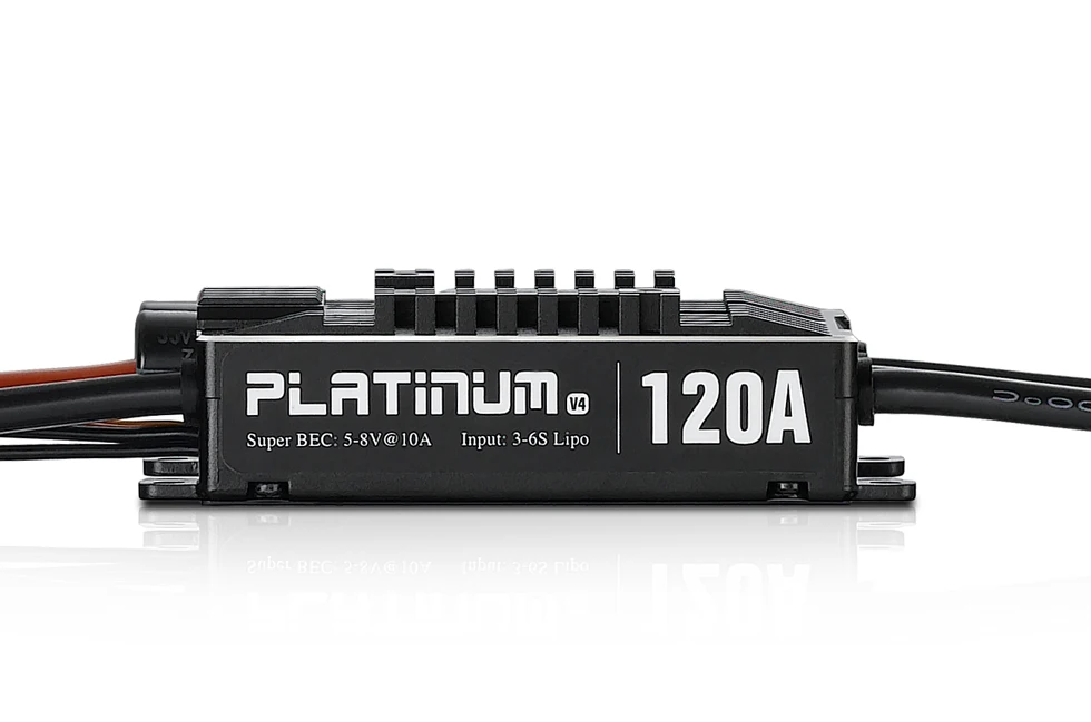 Радиоуправляемая модель Aerops HOBBYWING Platinum 120A V4 бесщеточный контроллер скорости ESC