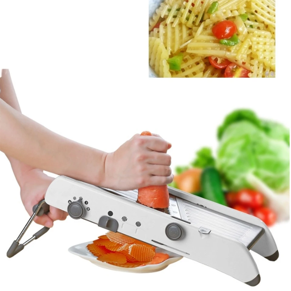 Transhome мандолина для овощей слайсер регулируемый ручной резак картофеля