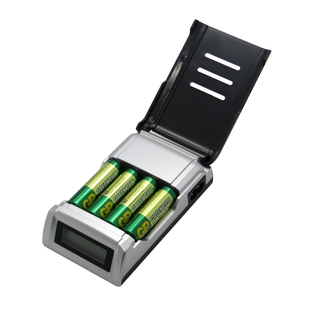 Оригинальный C905W 4 слота ЖК дисплей Умный интеллектуальный аккумулятор зарядное