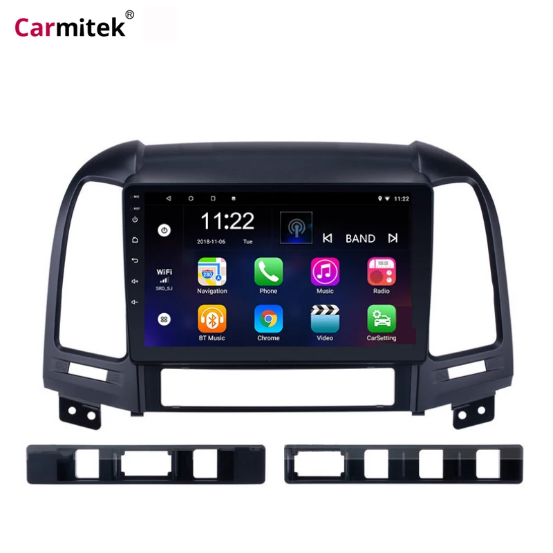 Автомобильный мультимедийный плеер Android стерео аудио GPS 2Din для Hyundai Santa Fe 2006 2007 2008