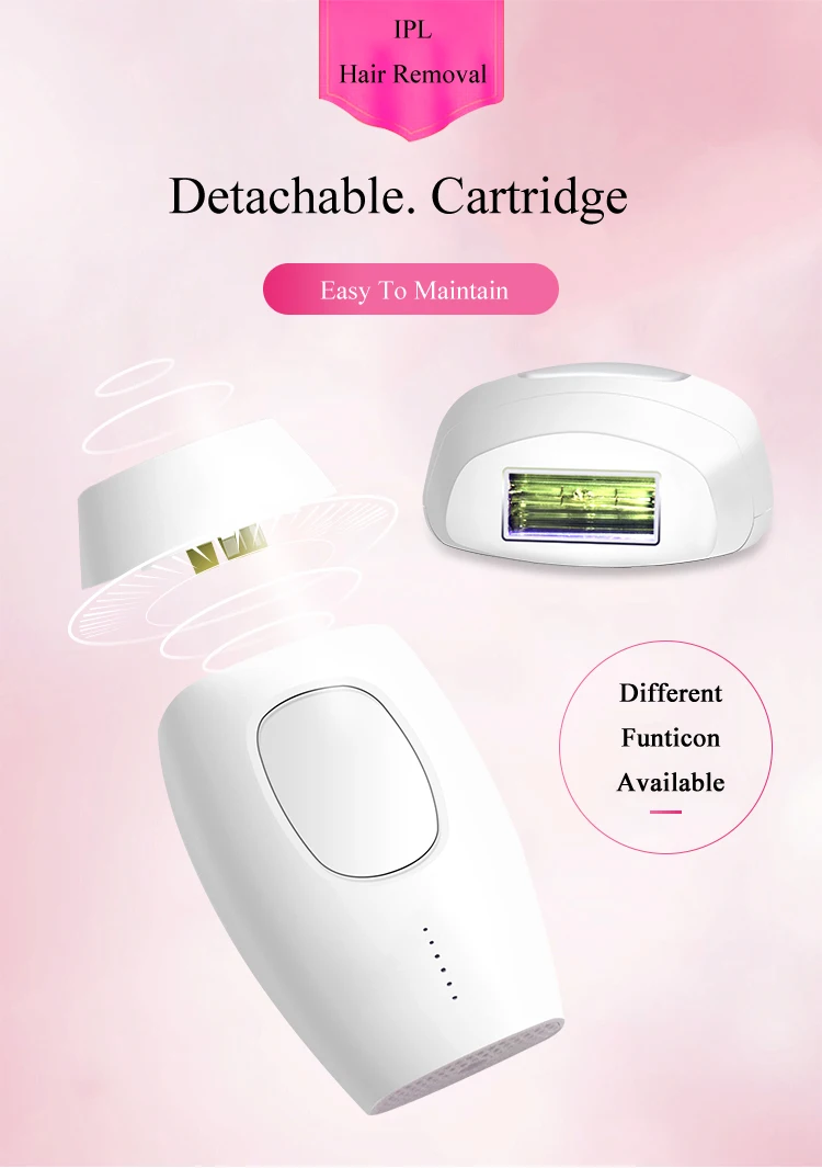 IPL эпилятор для перманентного лазерного удаления волос с дисплеем 900000 импульсов