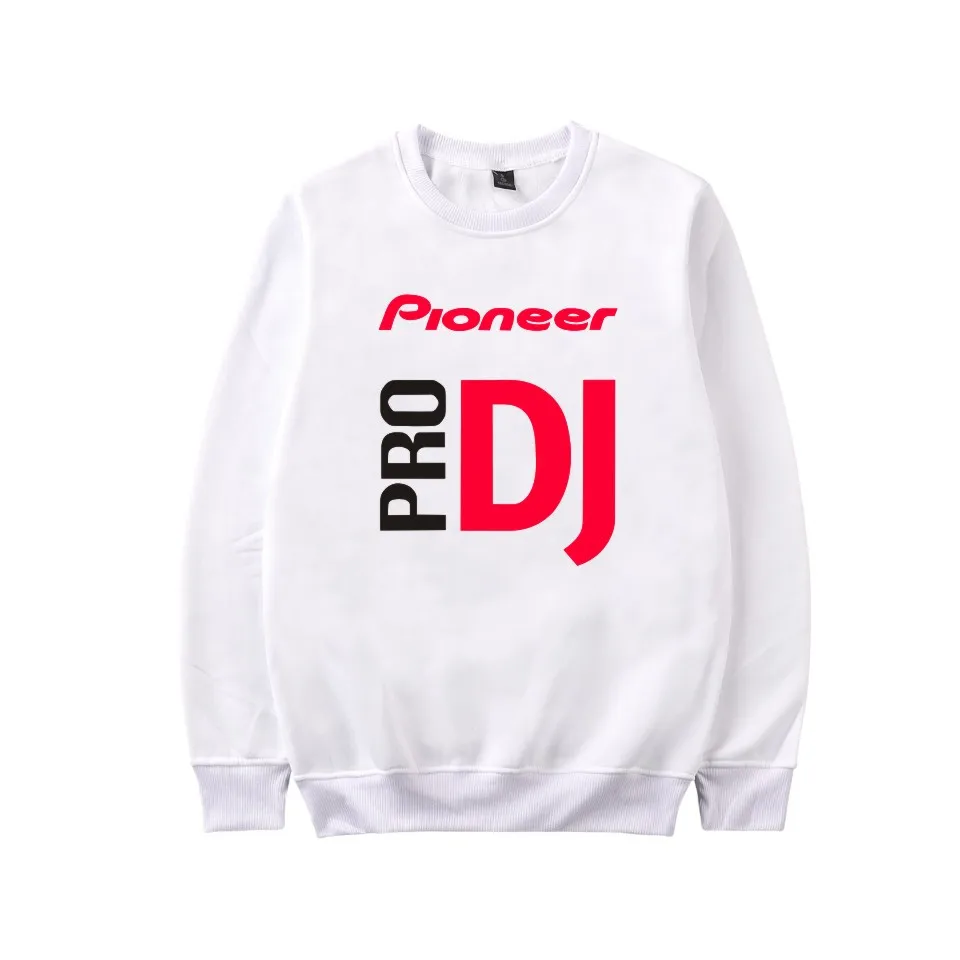Свитшот pioneer Pro Dj унисекс модный уличный стиль в стиле хип хоп кофта без капюшона