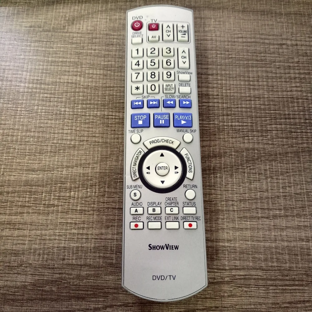 Используется оригинальный для PANASONIC EUR7659YC0 EUR7659YCO DVD/TV пульт дистанционного