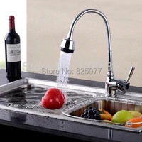 free shipping kitchen faucets with plumbing hose all around rotate swivel 2 function water outlet mixer tap faucetkitchen tap