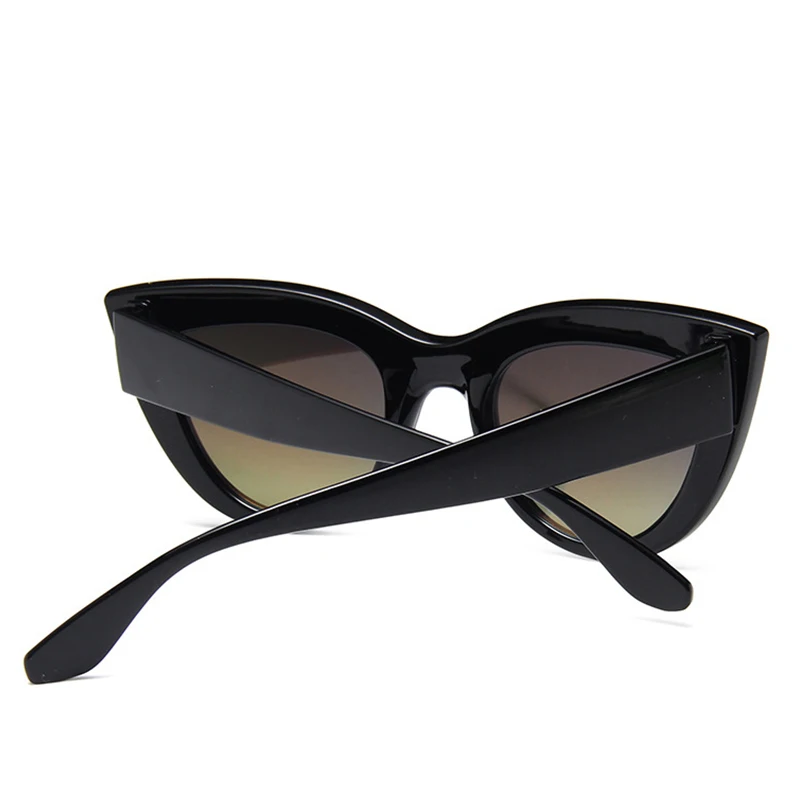 

Fashion Women Cat Eye Sunglasses Brand Tinted Color Lens Eyewear Trilateral Women's Sunglasses Sexy Vintage Summer Sun Glasses