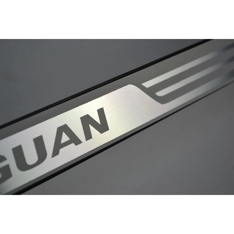 Для VW TIGUAN 2010- нержавеющая сталь порога полосы добро пожаловать педали отделка Авто Стайлинг наклейки аксессуары 4 шт