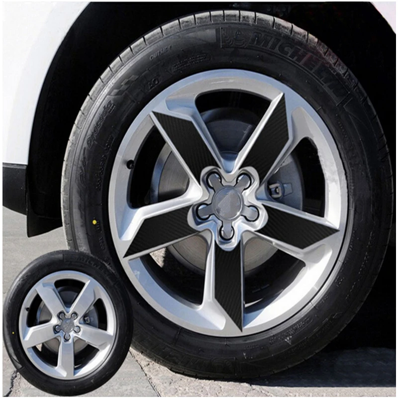 Декоративная Защитная Ступица колеса для автомобиля чехол из углеродного