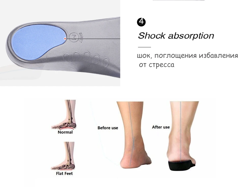 EXPfoot 3D Премиум Удобная плюшевая ткань ортопедические стельки Плоскостопие супинатор Стельки ортопедические силиконовые мужские и 005