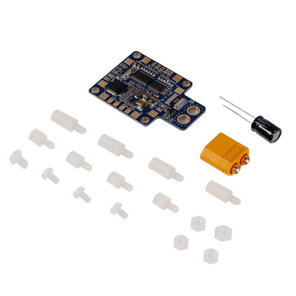 Matek HUBOSD eco X распределитель мощности платы концентратор OSD PDB Датчик тока|osd pdb|power