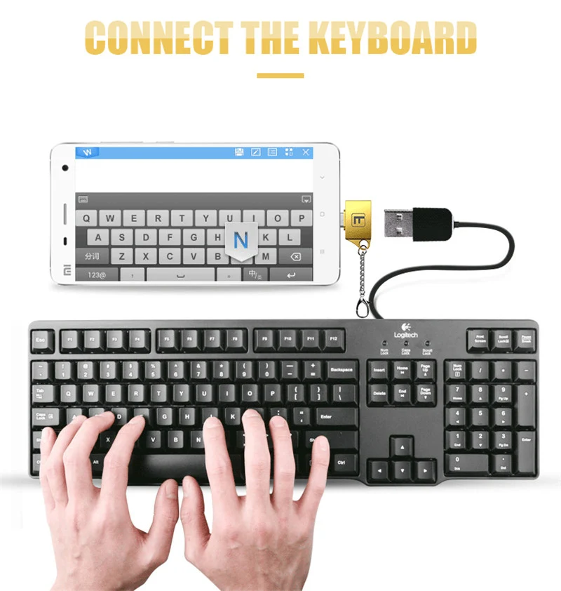 Мобильный телефон usb-адаптер C к Micro USB OTG Тип C адаптер конвертер для Macbook USB флэш-накопитель игровой консоли наушники
