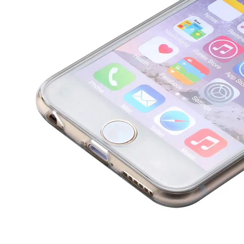 Высокое Качество Чехол Для iphone 4g 5 Г 5С 6 S Плюс Серый И Синий Рябь Прочный ТПУ