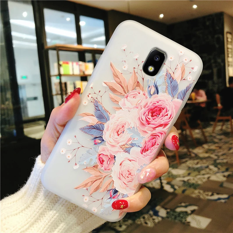 Чехол для samsung Galaxy J7 Pro 2017 J730 Силиконовый Мягкий Роскошный силиконовый 3d милый