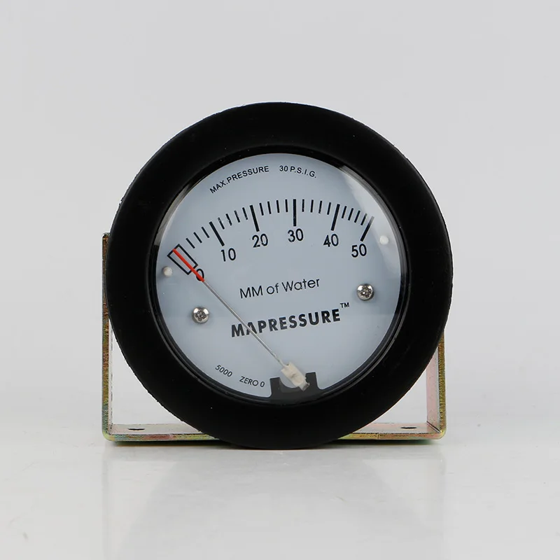 

TE5000 0-50mm Mini Size Air Differential Pressure Gauge