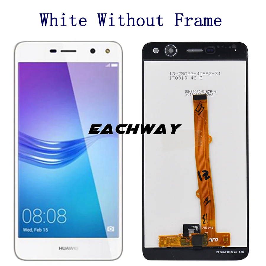 Для Huawei Y5 2017 ЖК-дисплей сенсорный экран дигитайзер iii с рамкой 5 0 &quotдля Nova Young