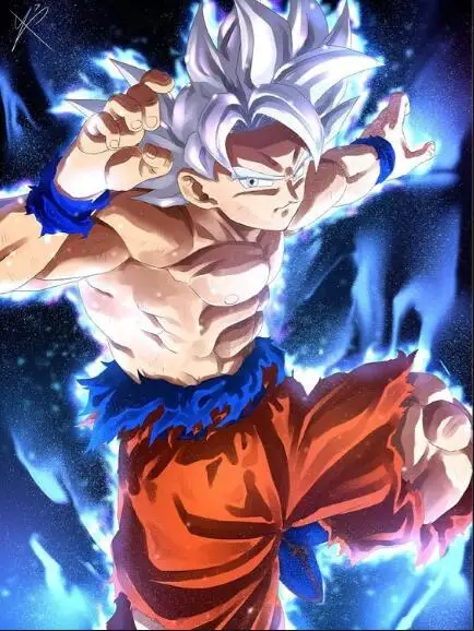 White Goku 5D DIY Алмазная картина полный квадратный/круглый Алмаз Вышивка Жемчуг дракона картины из стразов Мозаика Декор комнаты FG974 - Color: White