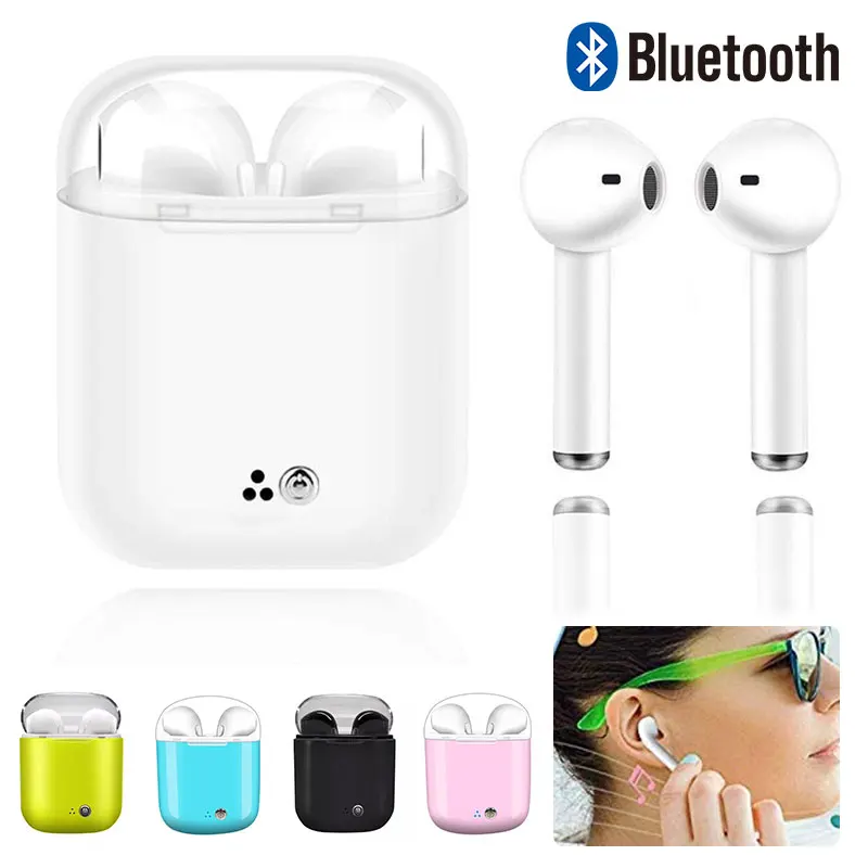 Новые мини TWS беспроводные Bluetooth наушники V4.2 стерео с зарядной коробкой