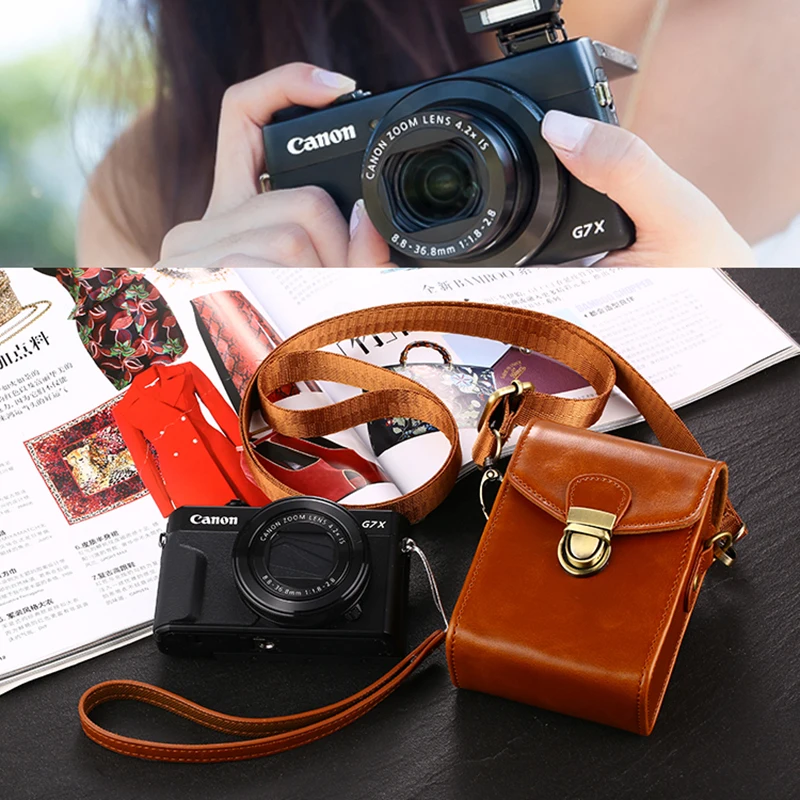 ПУ кожаный чехол для камеры Olympus TG-5 TG-4 TG-3 TG-2 SZ17 SZ16 TG-1 TG-870 TG-850 TG-610 SH-2 SH-3 SH-60 SH-50 SH-21 |