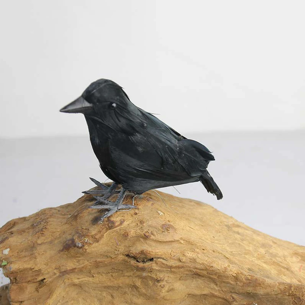 2 шт. Новый Ворон перо искусство искусственная ворона ремесла реквизит Хэллоуин
