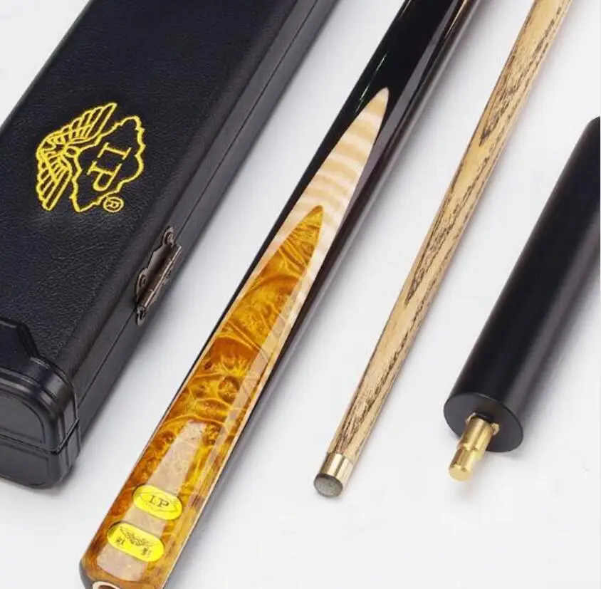 online Chegada Nova Lp Ash High-end Artesanal Uma Peça Snooker Cue 3/4 Peça Cue Kit Com Bom Caso 10mm Ponta Snooker Vara Feita Na China