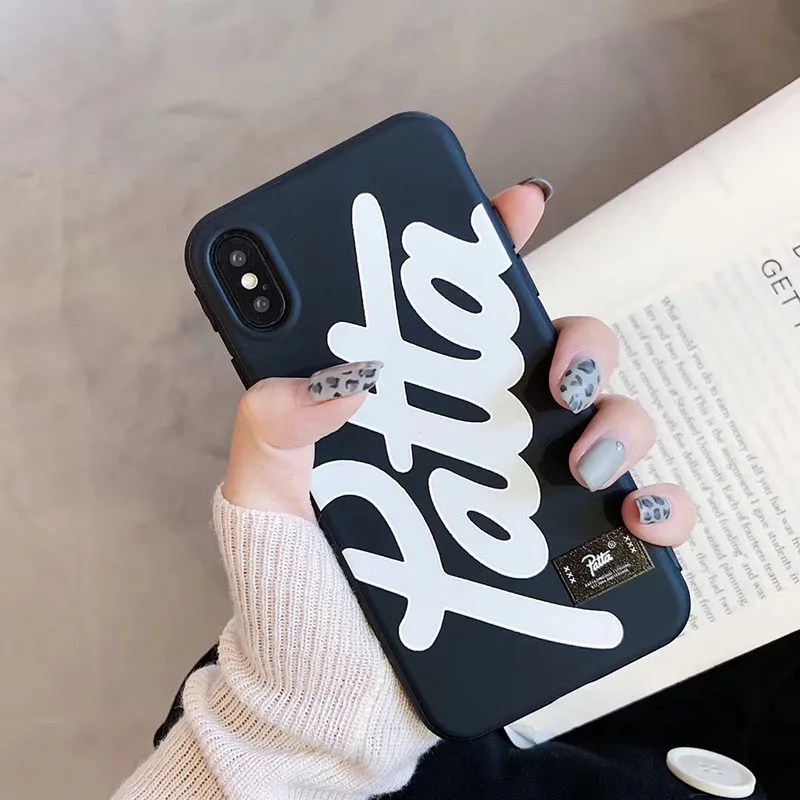 Горячая голландская уличная мода бренд patta чехол для iphone X XR XS MAX 7 8 6 6S plus модный Камуфляжный Мягкий силиконовый чехол для телефона - Цвет: A