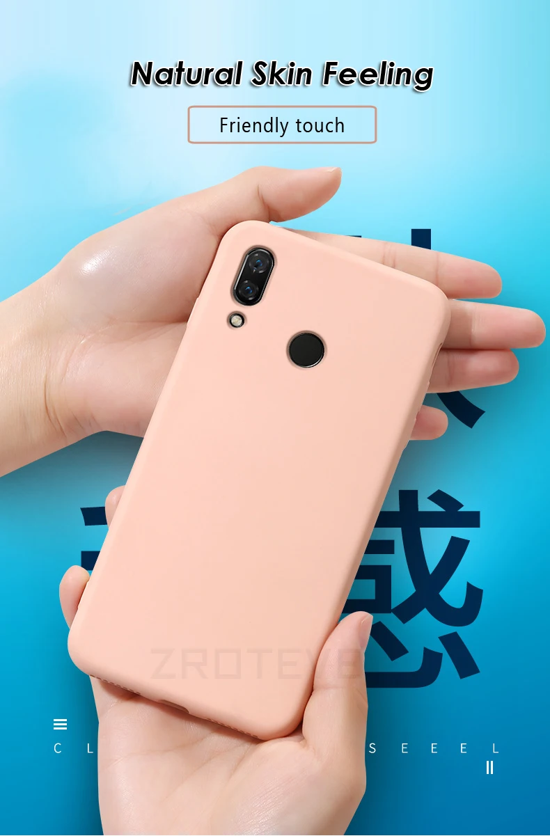 P Smart чехол ZROTEVE жидкий силиконовый чехол для huawei P Smart Plus+ гладкий Чехол для huawei P Smart Plus чехол s