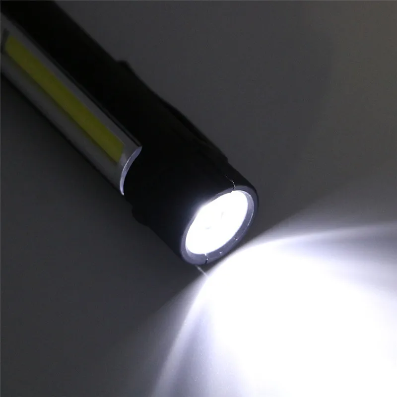 СВЕТОДИОДНЫЙ Портативный фонарик многофункциональный COB Электрический мини с