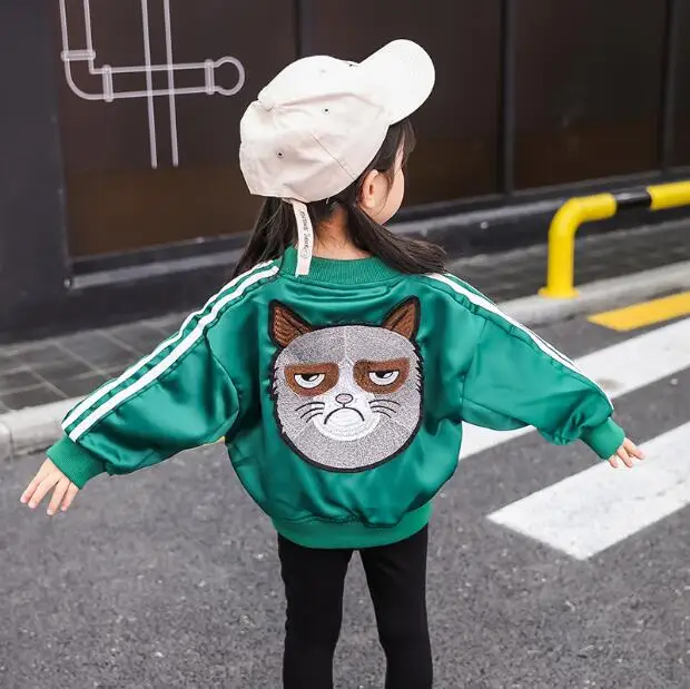 Coat spring and autumn boys girls jackets tide 2018 new baby casual baseball uniform bat sleeves Korean version | Детская одежда и