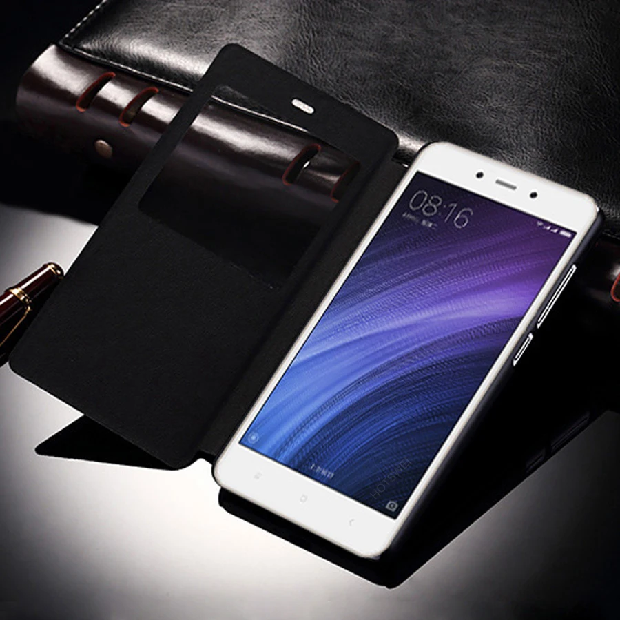 HOTSWEI чехол для Xiaomi Redmi 5A глобальная версия 16 Гб Модный кожаный флип-чехол с окошком