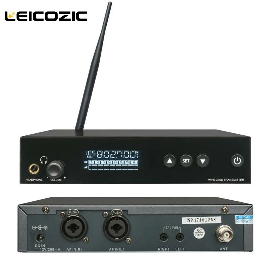 Наушники вкладыши 6 приемников L560|wireless system|wireless iemiem monitor |