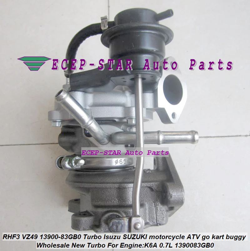 Турбокомпрессор Turbo RHF3 VZ49 13900 83GB0 1390083GB0 для Isuzu мотоцикла SUZUKI ATV go kart Багги K6A