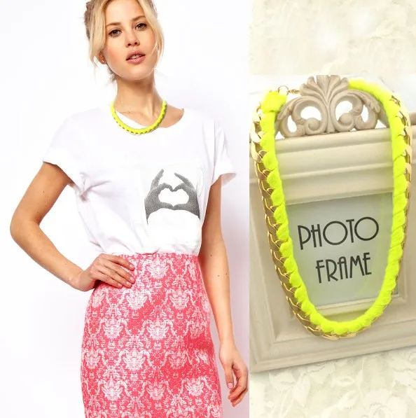 Модные аксессуары ювелирные изделия Новое поступление неоновая