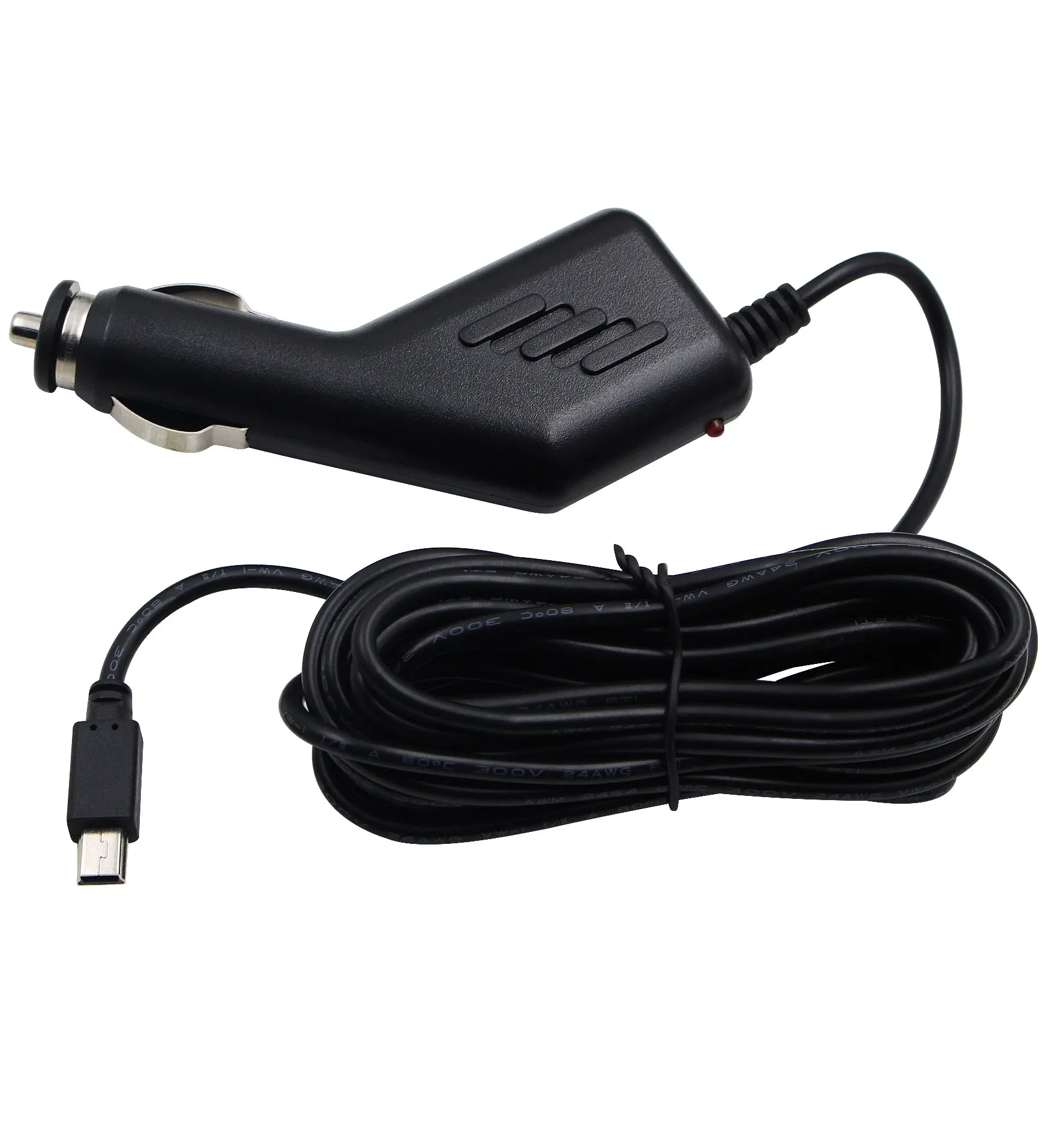 10 футов кабель Mini USB DC Автомобильное зарядное устройство Шнур питания для