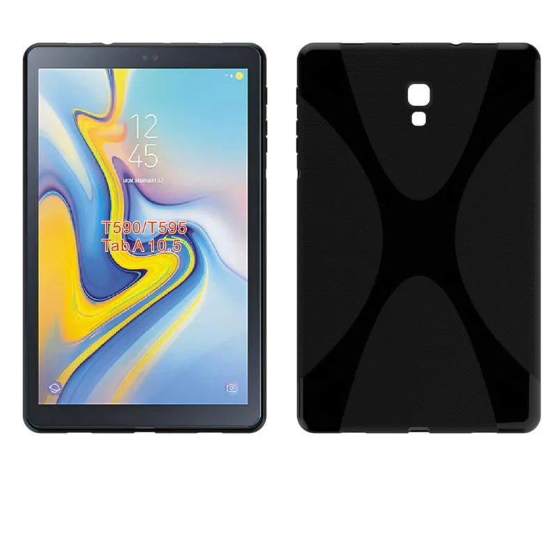 X Line Матовый ТПУ гелевый силиконовый резиновый чехол для Samsung Galaxy Tab A 10 5 T590 T595 T597