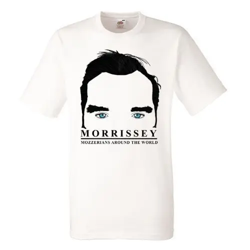 The Smiths Моррисси логотип белый Herren футболка Для мужчин рок группа футболка|Мужские