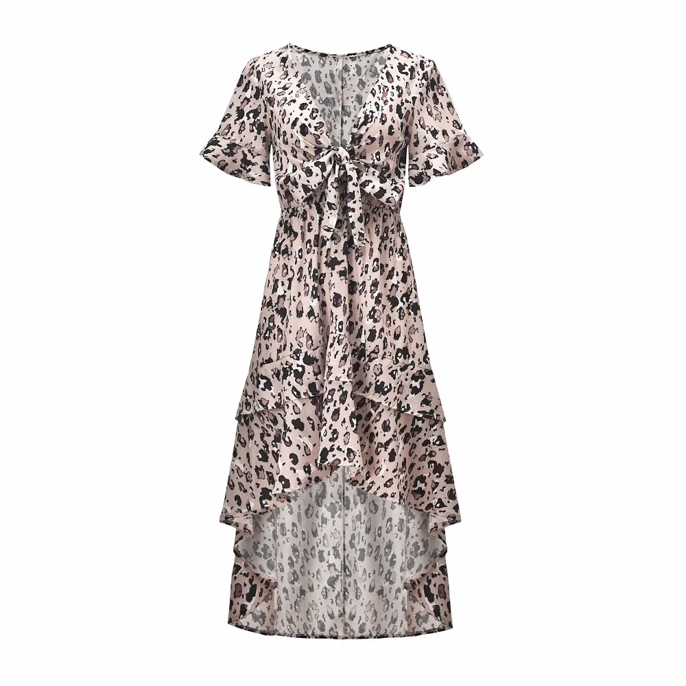 2019 Vestidos Feminina Платье женское летнее платье v-образный вырез английский стиль