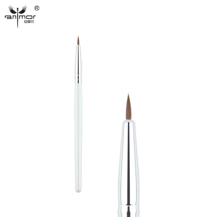 Anmor синтетические волосы Точная кисть для подводки глаз маленькие кисти макияжа