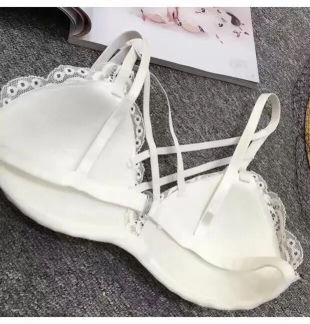 Кружевное сексуальное женское нижнее белье бюстгальтер без косточек с 3/4 чашками