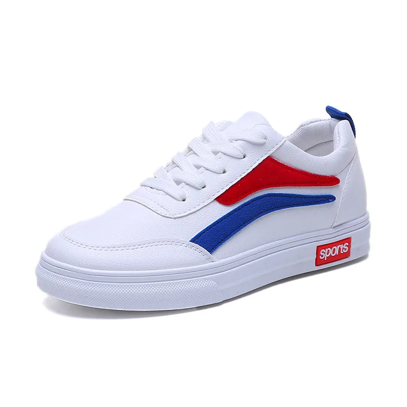 Новинка лета 2019 белые удобные мягкие повседневные спортивные кожаные туфли