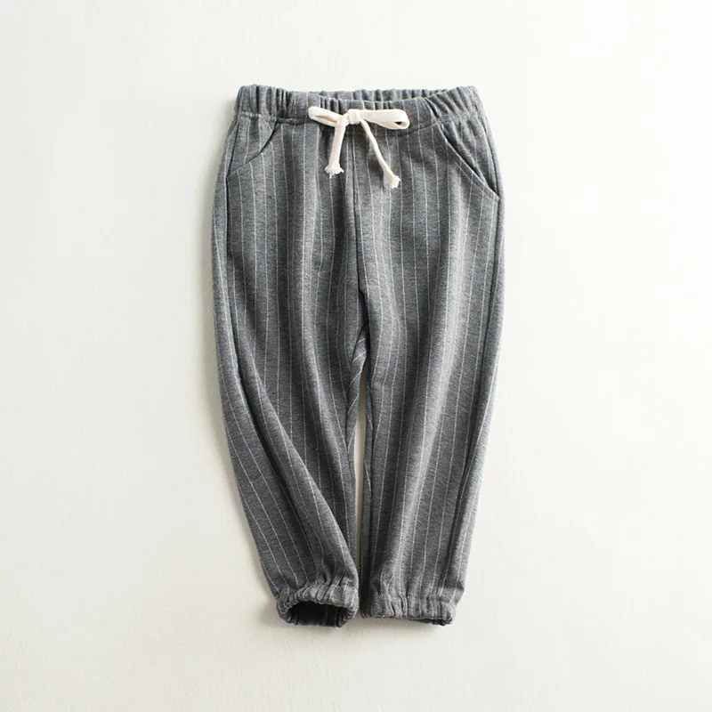 Осенние штаны для маленьких мальчиков детская одежда хлопковые длинные брюки