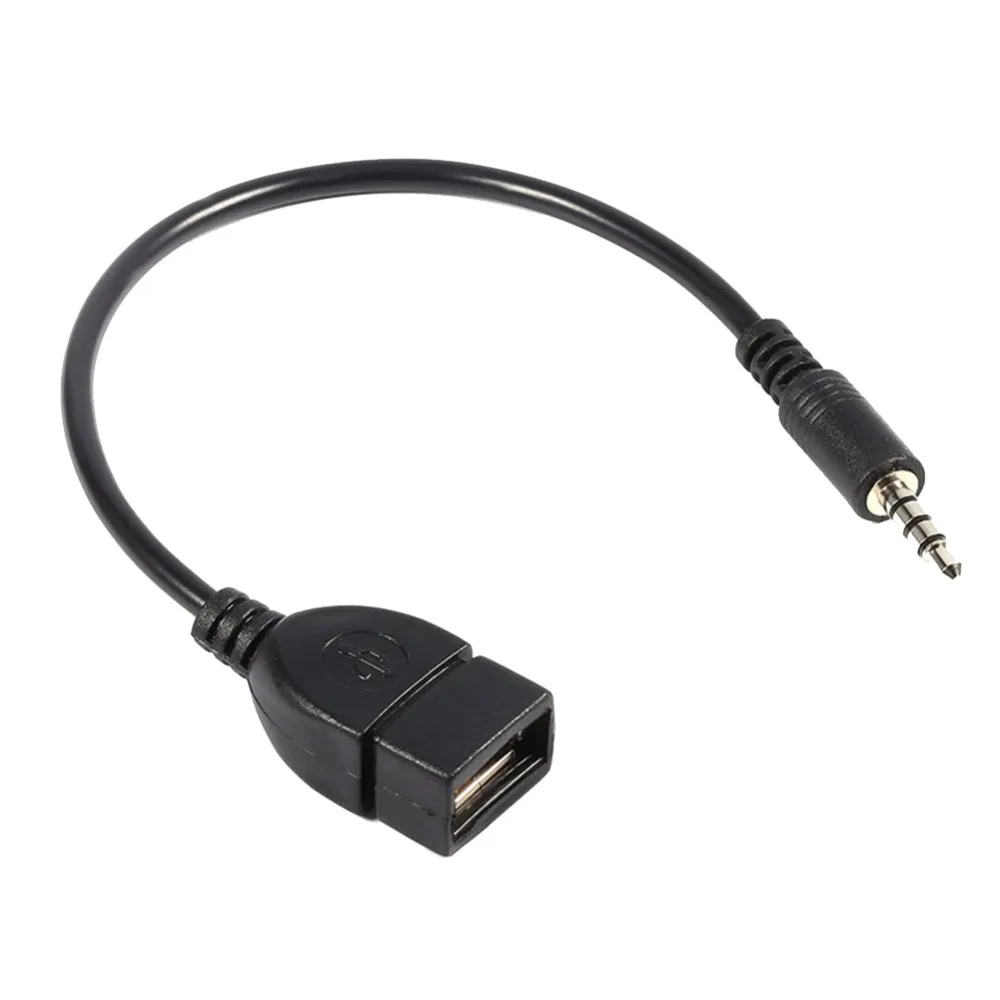3,5 мм штекер USB Женский Кабель Аудио разъем AUX USB штекер аудио конвертер Кабель