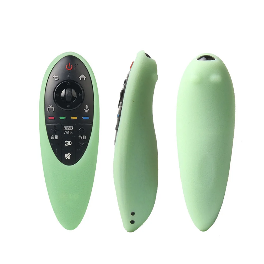 Fluorescent green Светящийся силиконовый чехол с пультом дистанционного управления для LG Smart tv AN-MR500g для LG MR500 tv пульт дистанционного управления чехол для LG OLED tv Magic Remote - Цвет: Fluorescent green