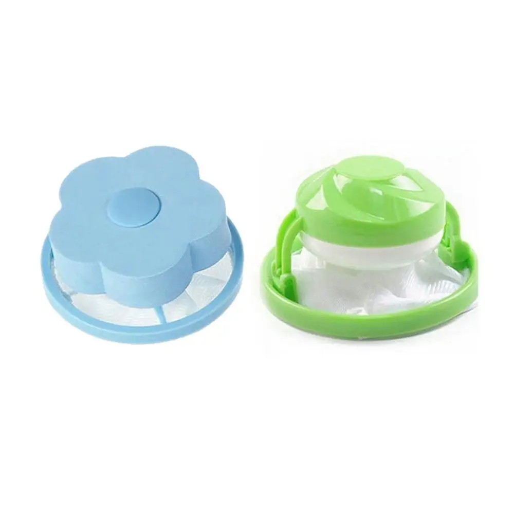 Blue and Green Фильтр для удаления волос, сетчатый мешок для очистки, мешок для мячей, пылесборник, фильтр стиральной машины, шарики для стирки, диски - Цвет: Blue and Green